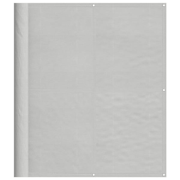 Harmaa parvekkeen suoja Elvin 120x500cm (100% oxford polyesteri)