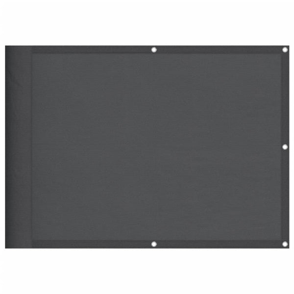 Balkonsichtschutz Anthrazit Elvin 75x700cm (100% Oxford Polyester)