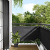 Balkonsichtschutz Anthrazit Elvin 75x700cm (100% Oxford Polyester)