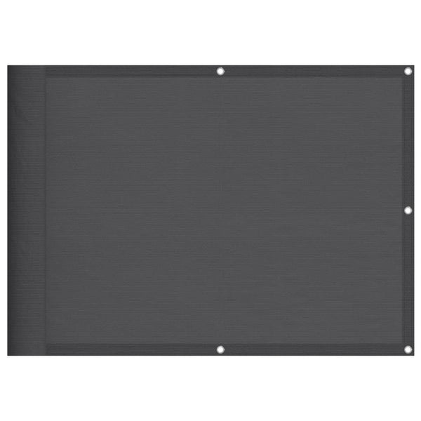 Balkonsichtschutz Anthrazit Elvin 75x800cm (100% Oxford Polyester)