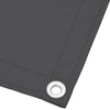 Balkonsichtschutz Anthrazit Elvin 75x800cm (100% Oxford Polyester)