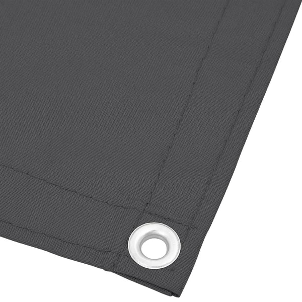 Balkonsichtschutz Anthrazit Elvin 75x800cm (100% Oxford Polyester)