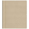 Beige parvekesuoja Elvin 120x700cm (100% oxford polyesteri)
