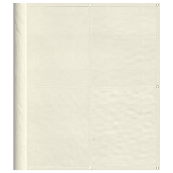 Creme Balkonbespannung Elvin 120x700cm (100% Polyester Oxford Gewebe)