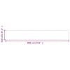 Balkonsichtschutz Elvin 120x800cm (100% Polyester Oxford-Gewebe)