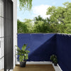 Blauer Balkonsichtschutz Elvin 120x1000cm (100% Polyester Oxford Gewebe)
