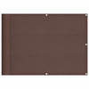 Brauner Balkonsichtschutz Elvin 75x700cm (100% Polyester Oxford-Gewebe)