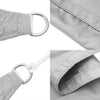 Hellgraues Sonnensegel Wallington 2,5x2,5 m (100% Oxford-Polyester)
