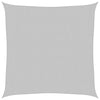 Hellgraues Sonnensegel Wallington 3,6x3,6 m (100 % Oxford-Polyester)