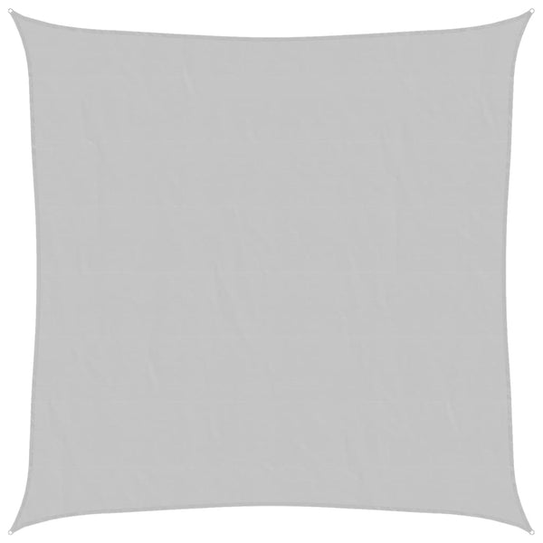 Hellgraues Sonnensegel Wallington 3,6x3,6 m (100 % Oxford-Polyester)