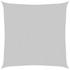 Hellgraues Sonnensegel Wallington 5x5 m (100% Oxford-Polyester)