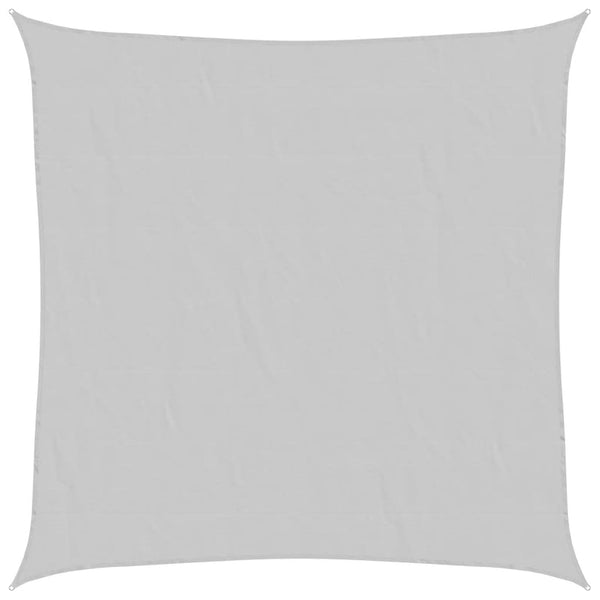 Hellgraues Sonnensegel Wallington 5x5 m (100% Oxford-Polyester)