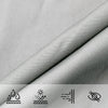 Hellgraues Sonnensegel Wallington 5x5 m (100% Oxford-Polyester)