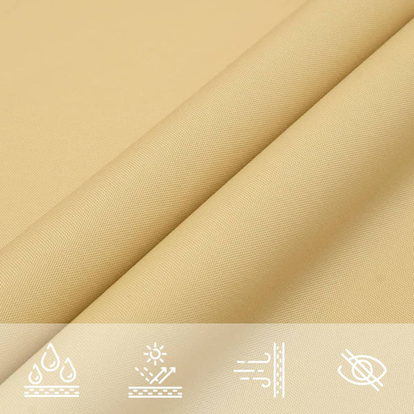 Sonnensegel Sand Wallington 3x3 m (100% Oxford-Polyester)