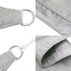 Hellgraues Sonnensegel Nicalaie 2,5x2,5x3,5 m (100% Oxford-Polyester)