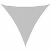 Hellgraues Sonnensegel Nicalaie 3x3x3 m (100 % Oxford-Polyester)