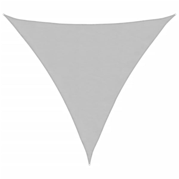 Hellgraues Sonnensegel Nicalaie 3x3x3 m (100 % Oxford-Polyester)