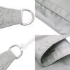 Hellgraues Sonnensegel Nicalaie 3x3x3 m (100 % Oxford-Polyester)