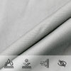 Hellgraues Sonnensegel Nicalaie 3x4x5 m (100% Oxford-Polyester)