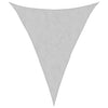 Hellgraues Sonnensegel Nicalaie 3x4x4 m (100 % Oxford-Polyester)