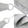 Hellgraues Sonnensegel Nicalaie 3x4x4 m (100 % Oxford-Polyester)