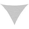 Hellgraues Sonnensegel Nicalaie 3,5x3,5x4,9 m (100% Oxford-Polyester)