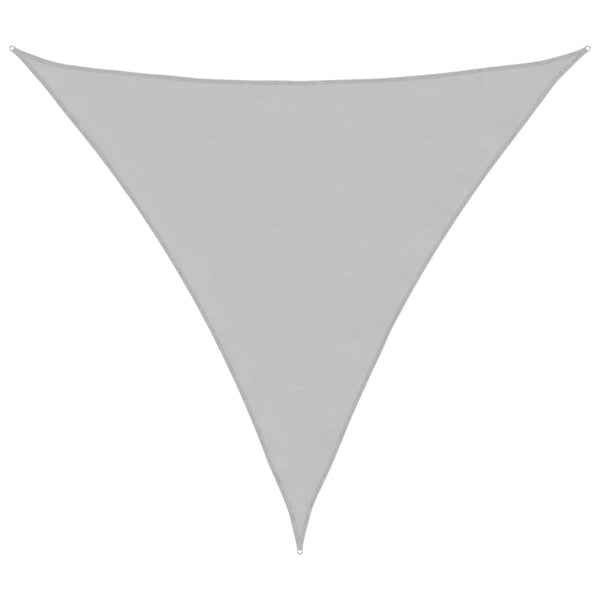 Lichtgraues Sonnensegel Nicalaie 4x4x4 m (100% Oxford-Polyester)