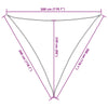 Sonnensegel Nicalaie Sand 3x3x3 m (100% Oxford-Polyester)