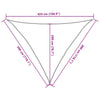 Hiekka aurinkopurje Nicalaie 3x3x4,24 m (100% oxford polyesteri)