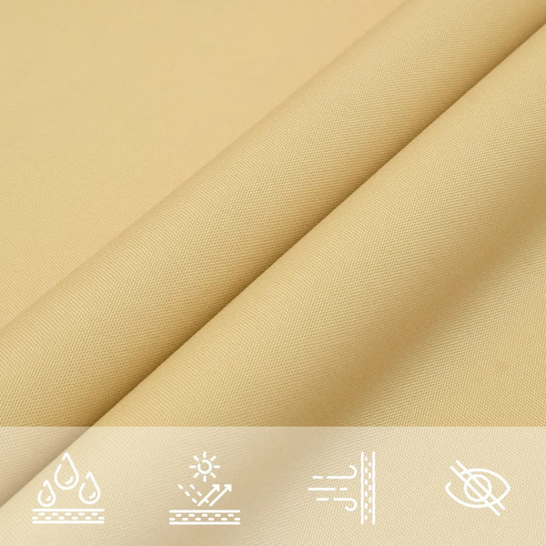 Sonnensegel Nicalaie Sand 4x4x5,8 m (100 % Oxford-Polyester)