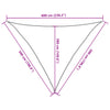 Hiekka aurinkopurje Nicalaie 5x5x6 m (100% oxford polyesteri)