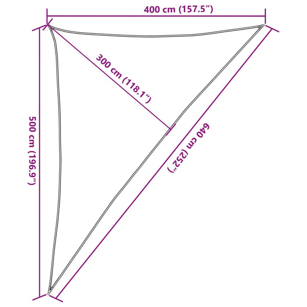 Hiekka aurinkopurje Nicalaie 4x5x6,4 m (100% oxford polyesteri)
