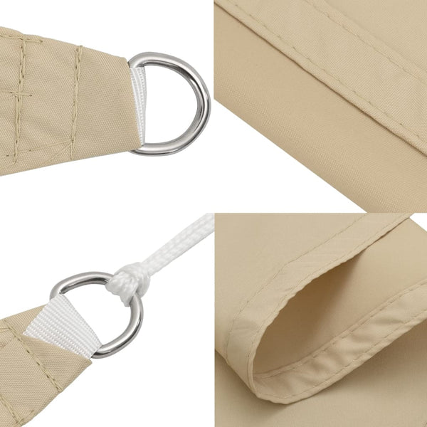 Beige aurinkopurje Nicalaie 7x5x5 m (100% oxford polyesteri)