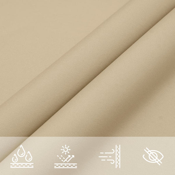 Beige aurinkopurje Nicalaie 7x5x5 m (100% oxford polyesteri)