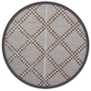 Ø160cm brauner Outdoorteppich Marianovici (pp)