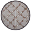 Brauner Outdoor-Teppich Marianovici Ø200cm (pp)
