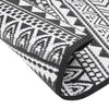 ARA-KIL Outdoor-Teppich schwarz Ø160 cm PP