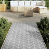120x180cm grauer Outdoorteppich Marianovici (pp)