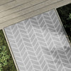 120x180cm grauer Outdoorteppich Marianovici (pp)
