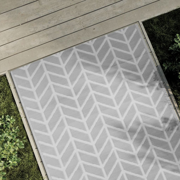 120x180cm grauer Outdoorteppich Marianovici (pp)