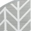 Grauer Outdoorteppich ARAKIL Ø120 cm PP