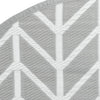 Ø160cm grauer Outdoorteppich Marianovici (pp)