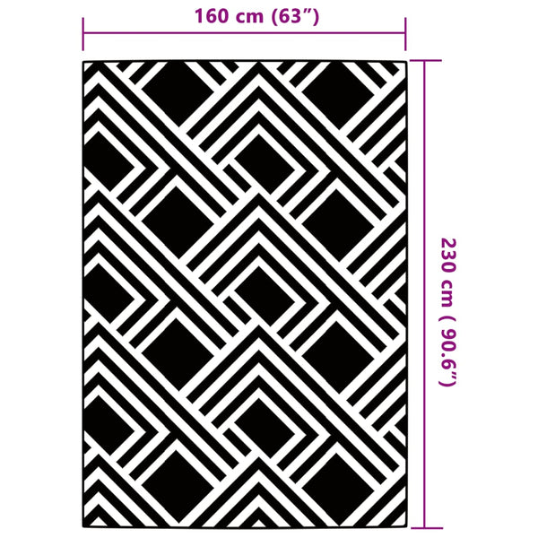 Marianovici grauer Outdoor-Teppich 160x230cm (pp)