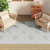 ARAKIL Outdoor-Teppich 140x200 cm Grau PP