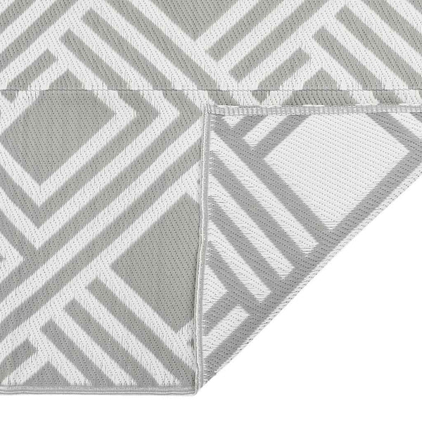 ARAKIL Outdoor-Teppich 140x200 cm Grau PP