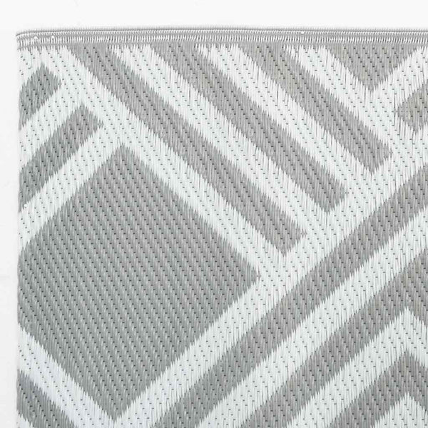 ARAKIL Outdoor-Teppich 140x200 cm Grau PP