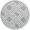 ARA KIL grau Ø120 cm PP Outdoor-Teppich