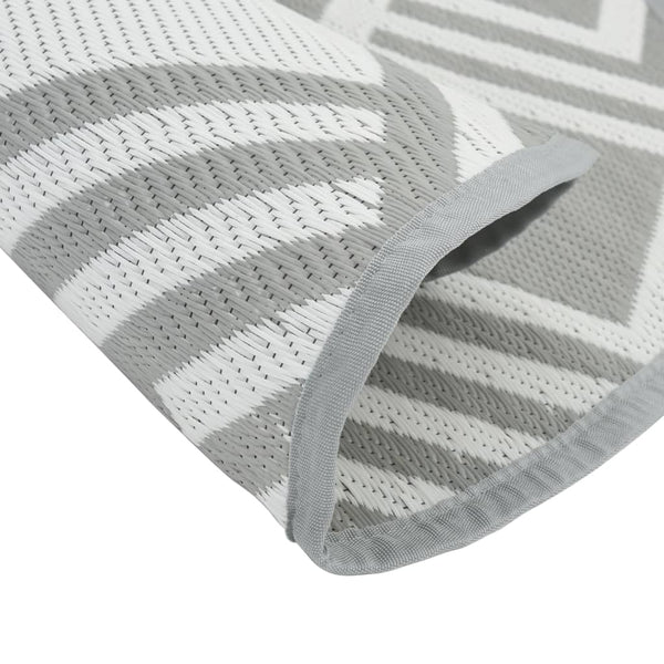 Graue Marianovici Outdoormatte Ø160cm (pp)