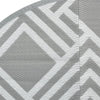 Graue Marianovici Outdoormatte Ø160cm (pp)