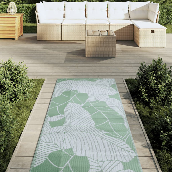 Grüner Outdoor-Teppich Marianovici 80x250cm (PP)